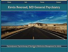 Tablet Screenshot of kevinrexroadmd.com